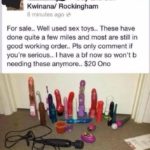 Used Dildos and Other Weird Things For Sale on Buy Swap and Sell Pages | Stay at Home Mum