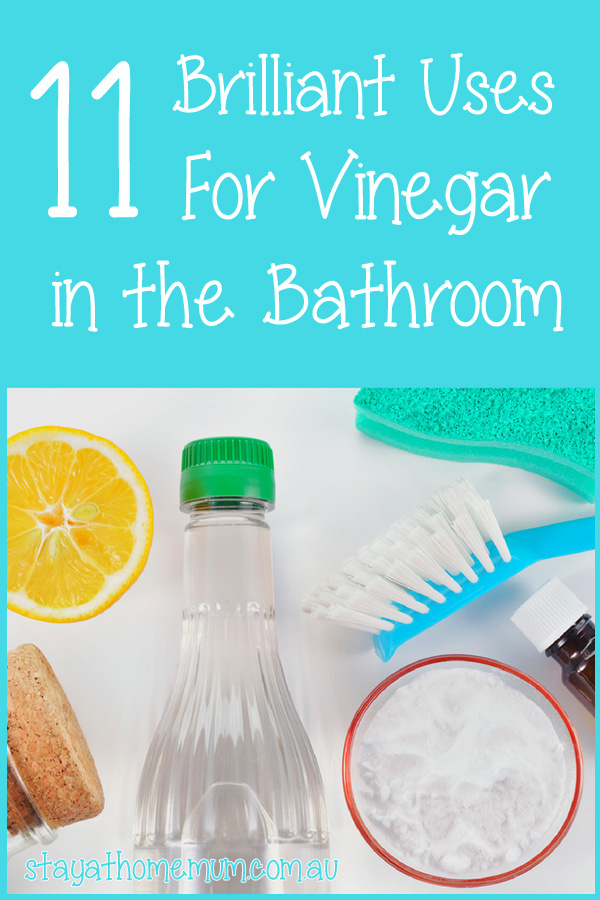 vinegar in the bathroom | Stay at Home Mum