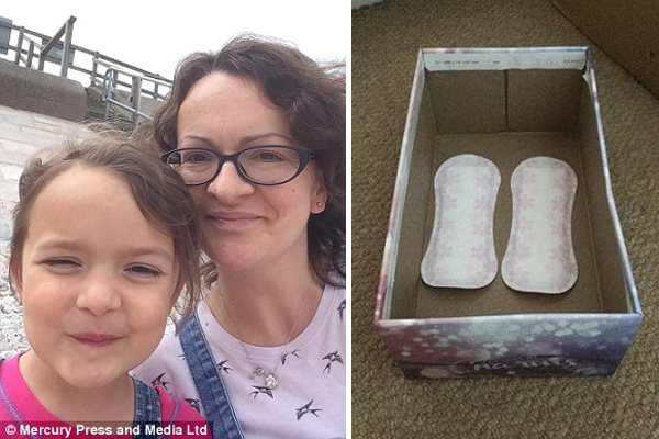 Adorable Moment a Five-Year-Old Girl Confused Sanitary Pads for Insoles
