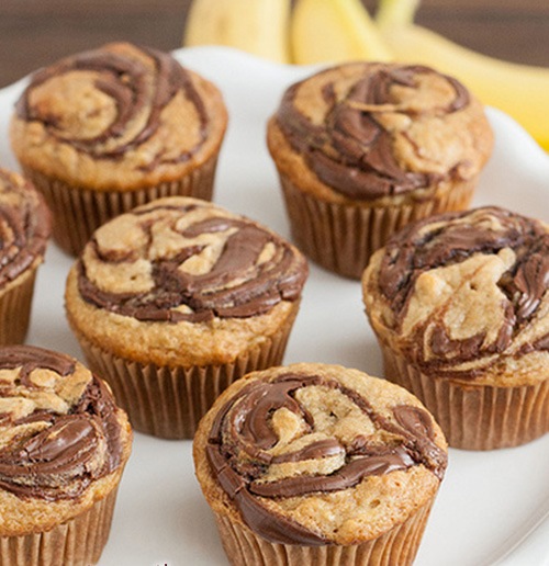 Bite size Nutella Banana Muffins | Stay at Home Mum.com.au