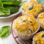 Cheesy Spinach Cauliflower Muffins | Stay at Home Mum