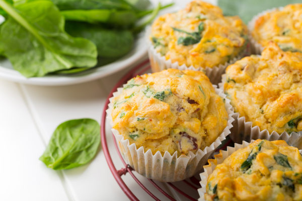 Cheesy Spinach Cauliflower Muffins | Stay at Home Mum