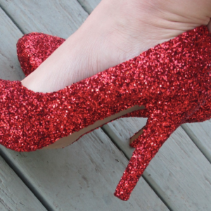 Make Your Own Pair of Ruby Slippers for Under $5