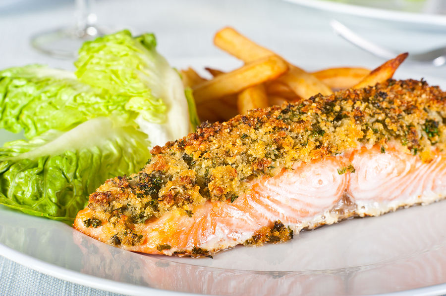 Nut Crusted Baked Salmon | Stay at Home Mum.com.au