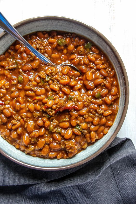 Southern Baked Beans | 50+ Christmas Side Dish Ideas | Stay At Home Mum