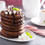 Christmas Morning Chocolate Mint Pancakes | Stay at Home Mum.com.au
