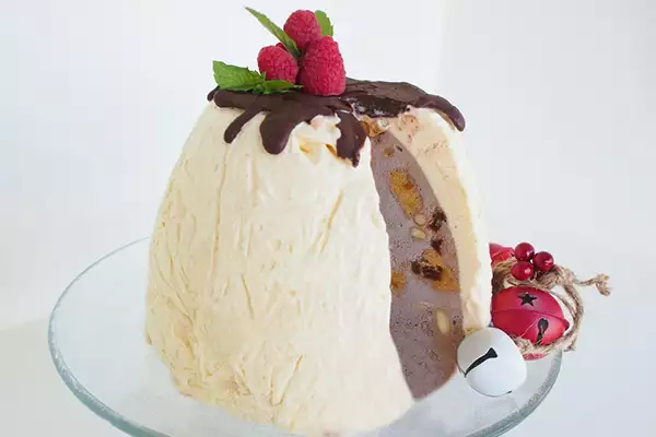 Frozen Christmas Pudding