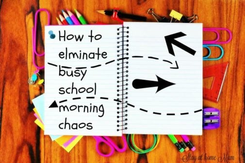 How to eliminate busy school morning chaos edited