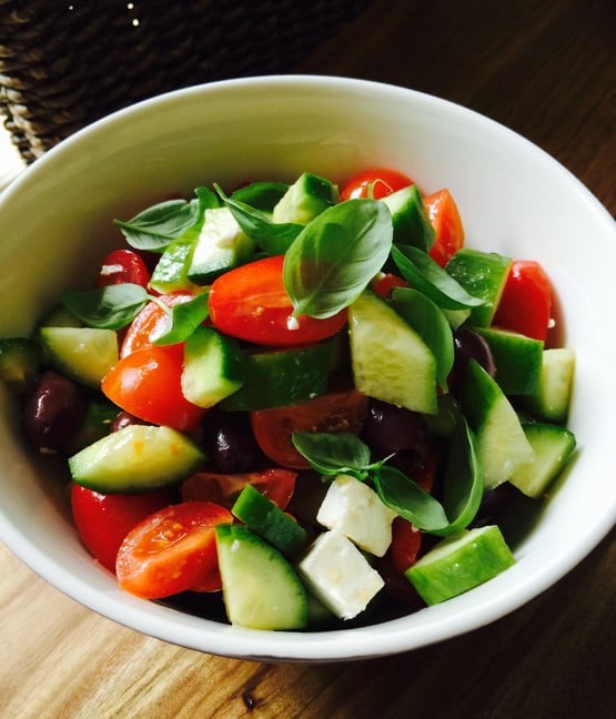 Very Simple Greek Salad | Stay At Home Mum