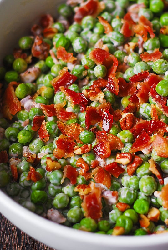 Pea, Bacon, Pecan Salad | Stay At Home Mum