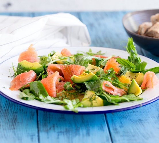 Smoked Salmon, Orange and Avocado Salad | Stay At Home Mum