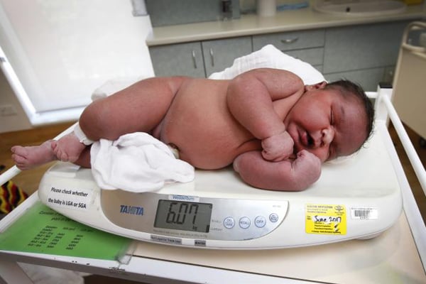 Mum Gives Birth to Possibly Biggest Newborn in Victoria