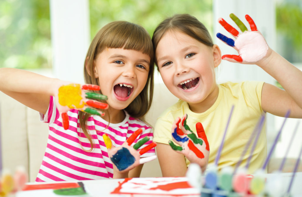 bigstock Little girls are painting with 53527285 | Stay at Home Mum.com.au