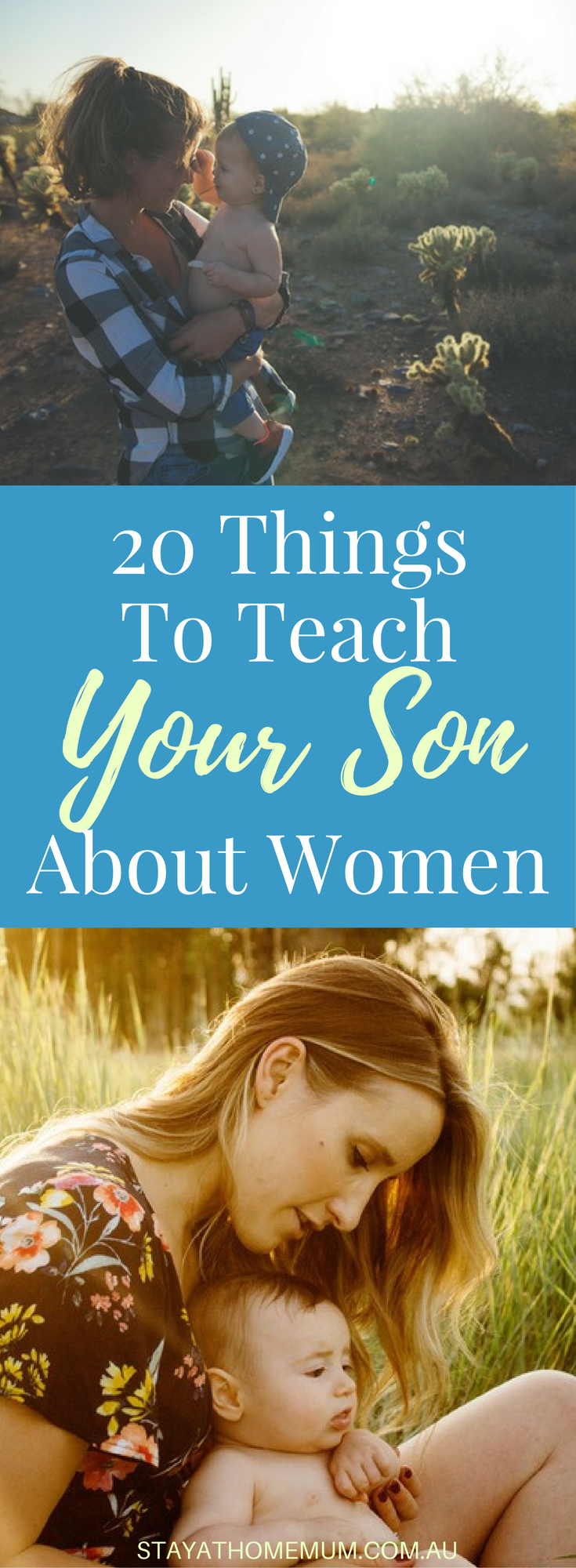 20 Things to Teach Your Son About Women | Stay At Home Mum