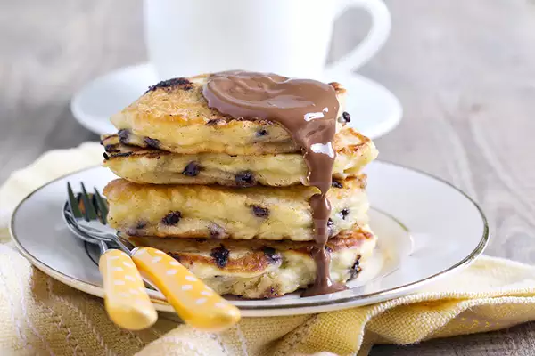 Vegan Chocolate Chip Pancakes
