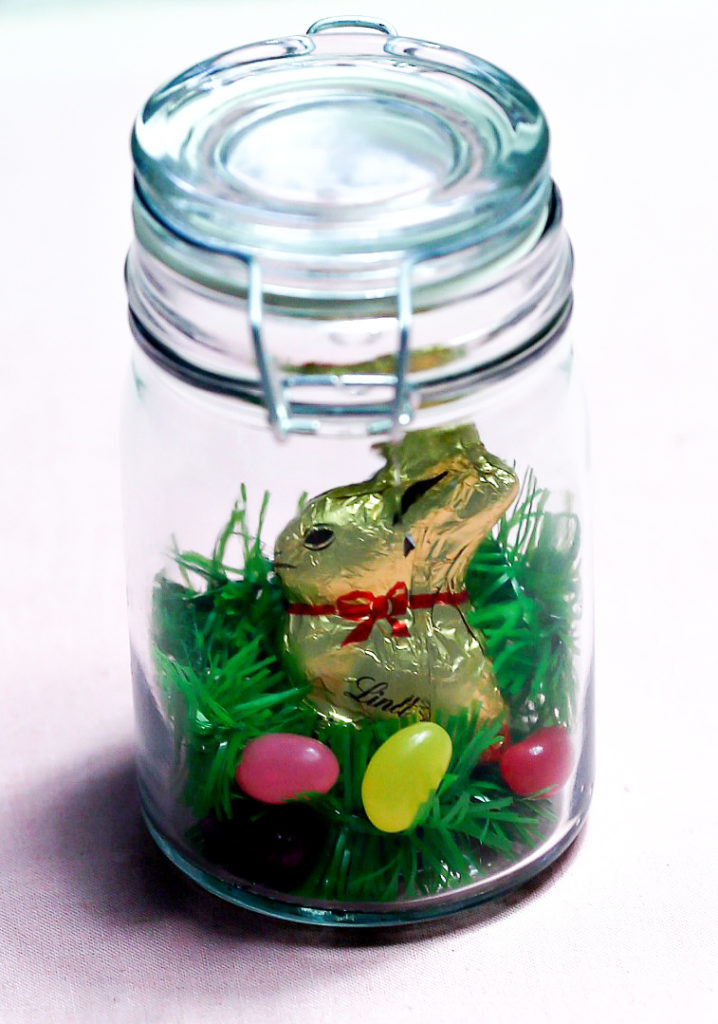 Easy Peasy DIY Glass Easter Basket