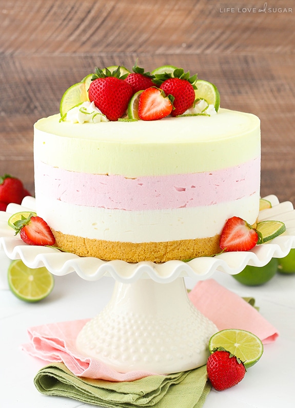 Key Lime Strawberry Coconut Ice Cream Cake1 | Stay at Home Mum.com.au