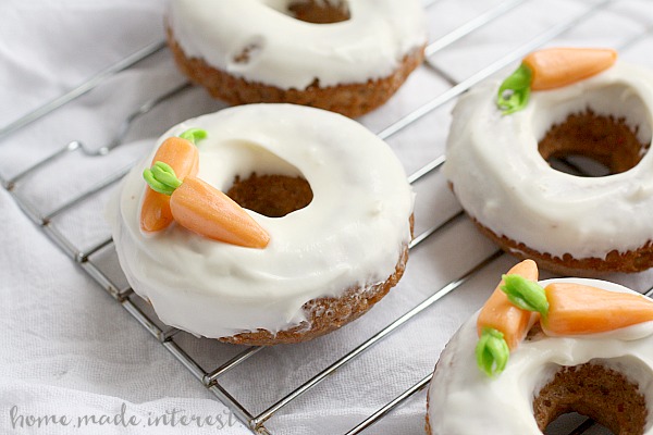 Baked Carrot Cake Donuts | Stay At Home Mum