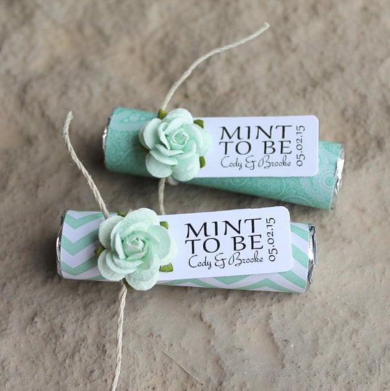 mint to be wedding favors | Stay at Home Mum