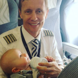 Pilot Helps Mum Struggling With Kids Aboard A Flight By Bottle-Feeding Her Baby
