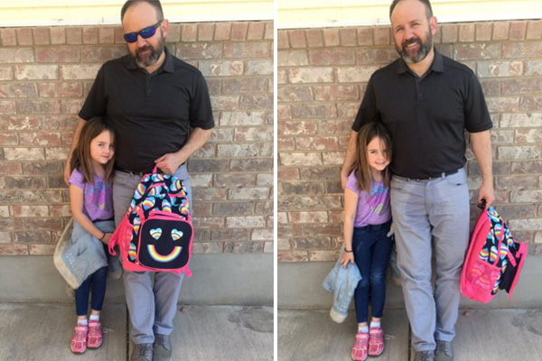 Quick-Thinking Dad’s Response To His Daughter Wetting Her Pants At School Goes Viral