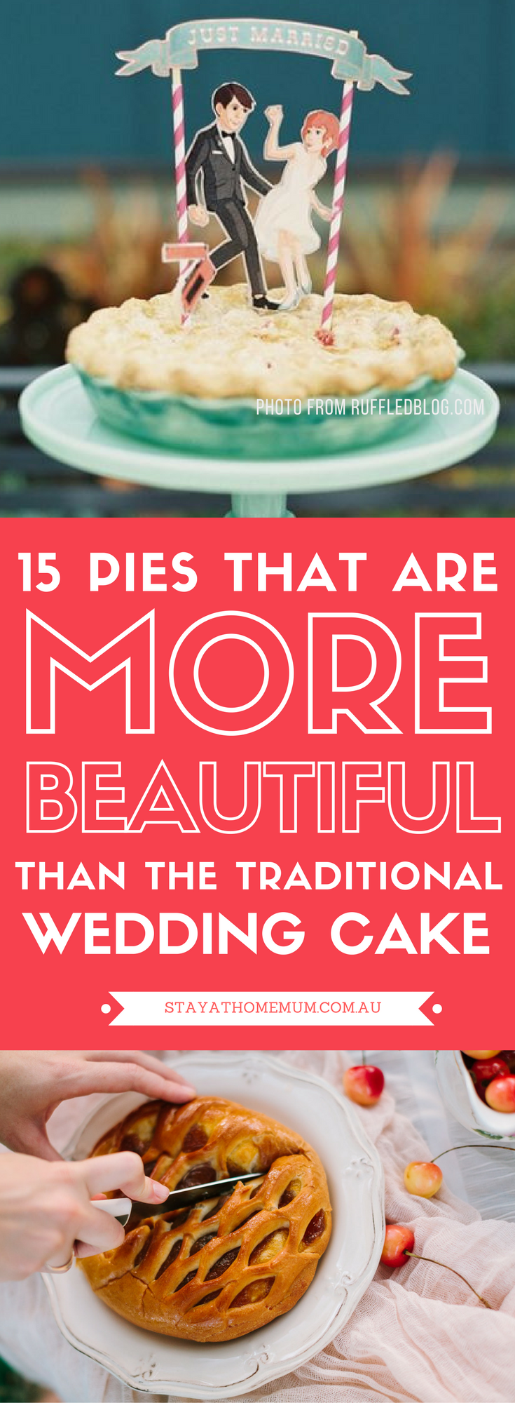 15 Pies That Are More Beautiful Than The Traditional Wedding Cake