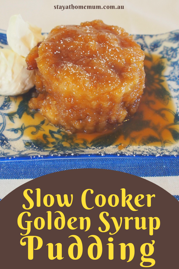 Slow Cooker Golden Syrup Pudding | Stay at Home Mum.com.au