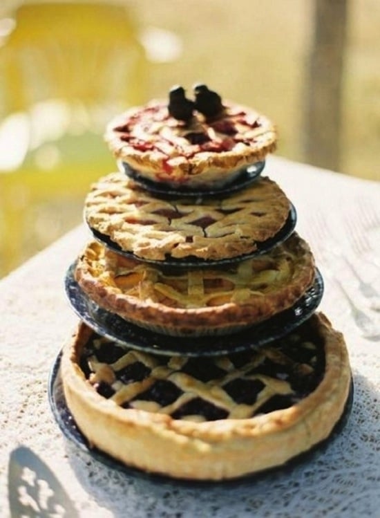 Pies That Are More Beautiful Than The Traditional Wedding Cake | Stay At Home Mum