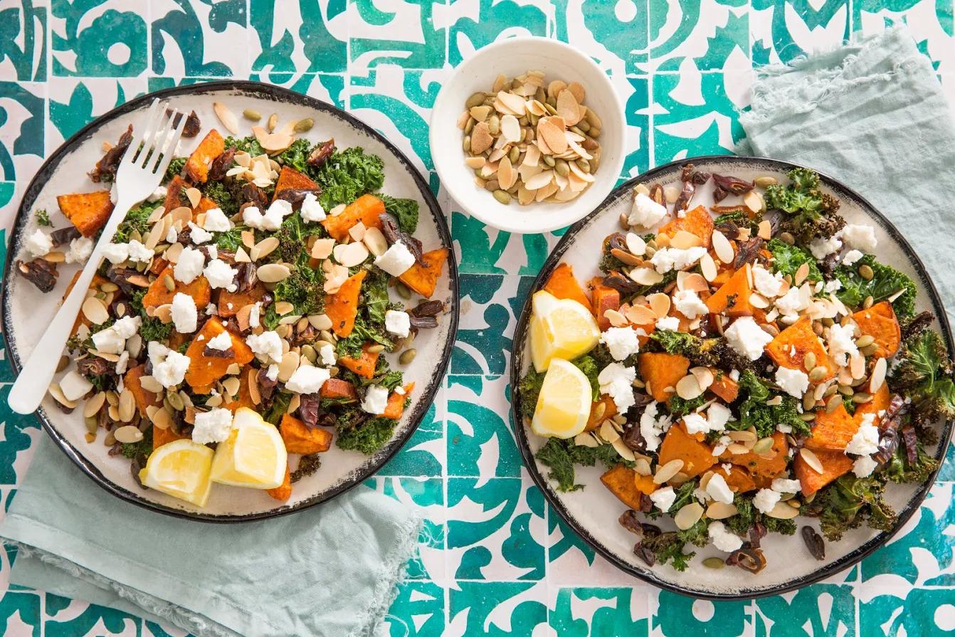 roasted sweet potato and kale salad | Stay at Home Mum