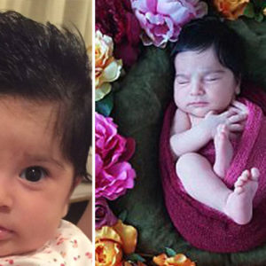 Baby Girl Surprises Parents With FULL Head of Hair