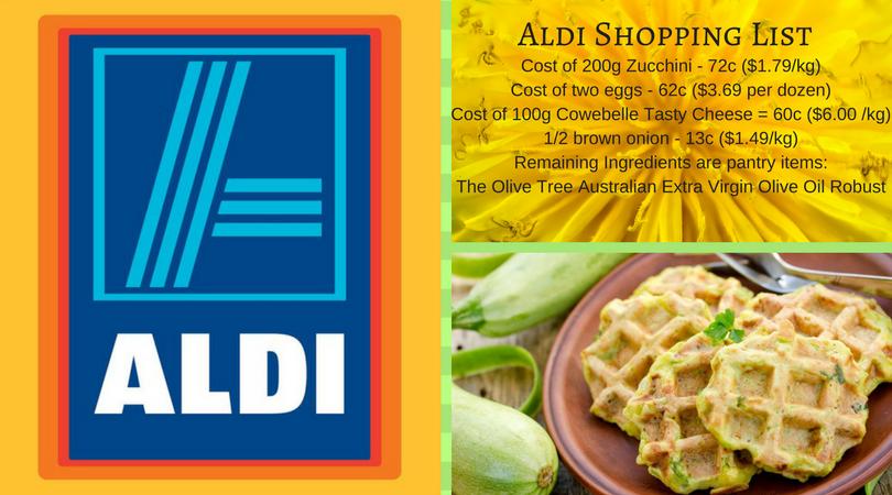 aldi shopping list zucchin new
