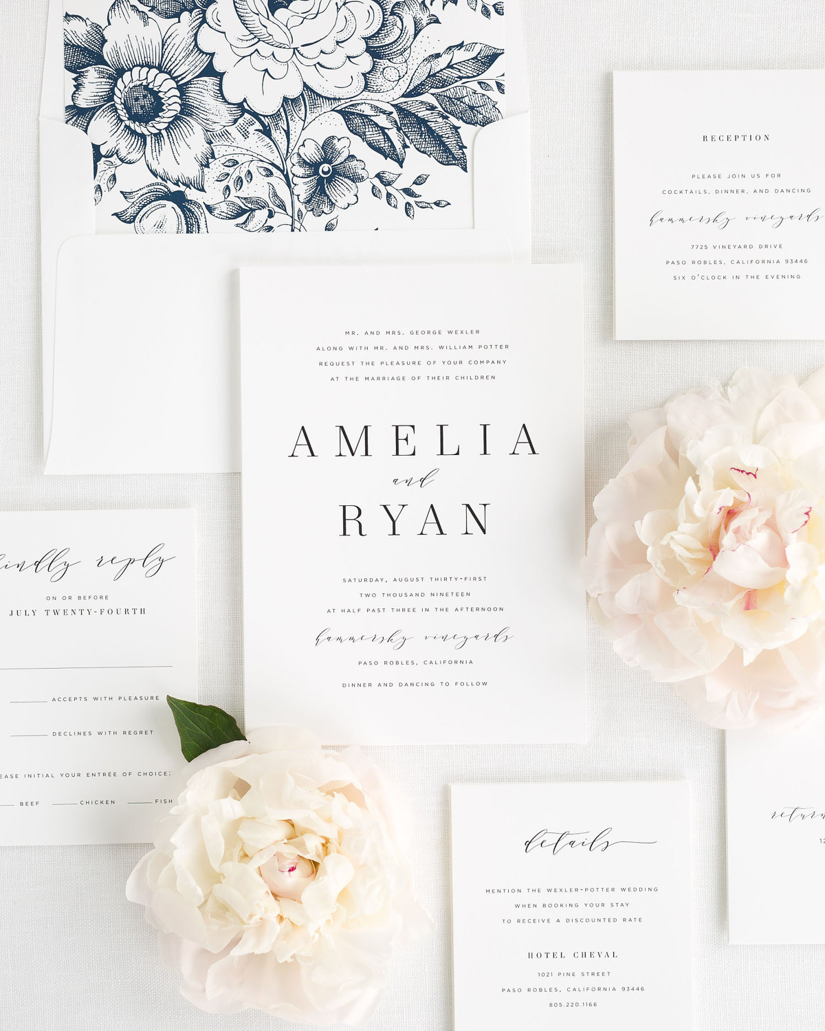 amelia wedding invitations | Stay at Home Mum