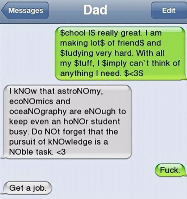20+ Funniest Dad Texts On The Internet | Stay At Home Mum