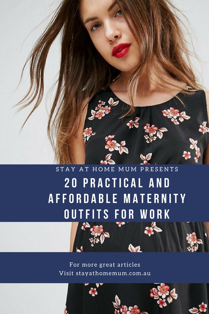 20 practical and affordable maternity outfits for work | Stay at Home Mum