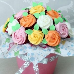 How To Make A Cupcake Flower Bouquet