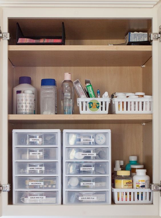 How to Organise Your Medicine Cabinet | Stay At Home Mum