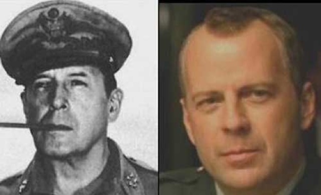General Douglas MacArthur and Bruce Willis | Stay at Home Mum.com.au
