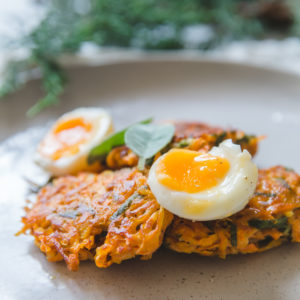 Carrot and Sage Fritters