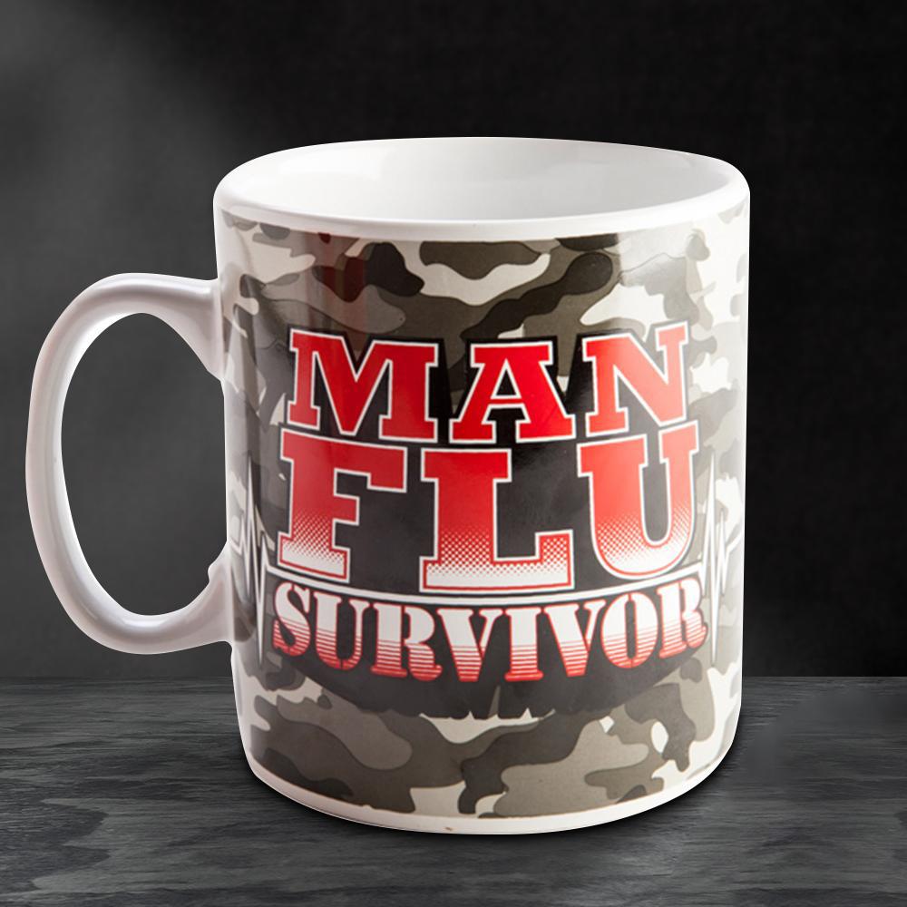Man Flu Survivor Mug | Stay At Home Mum