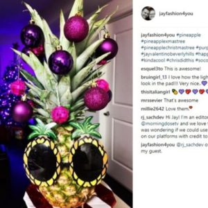 Pineapple Christmas Trees Are What’s Hot Right Now!
