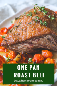 One Pan Roast Beef