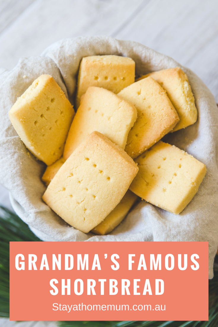 Grandma's Famous Shortbread | Stay At Home Mum
