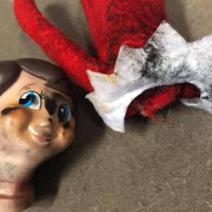 Hilarious Moment Mum Accidentally Burns Elf On The Shelf In The Oven