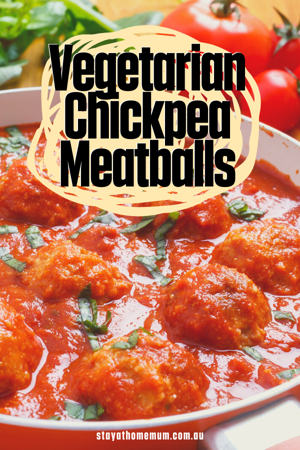 Vegetarian Chickpea Meatballs