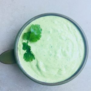 Creamy Coriander and Lime Dressing