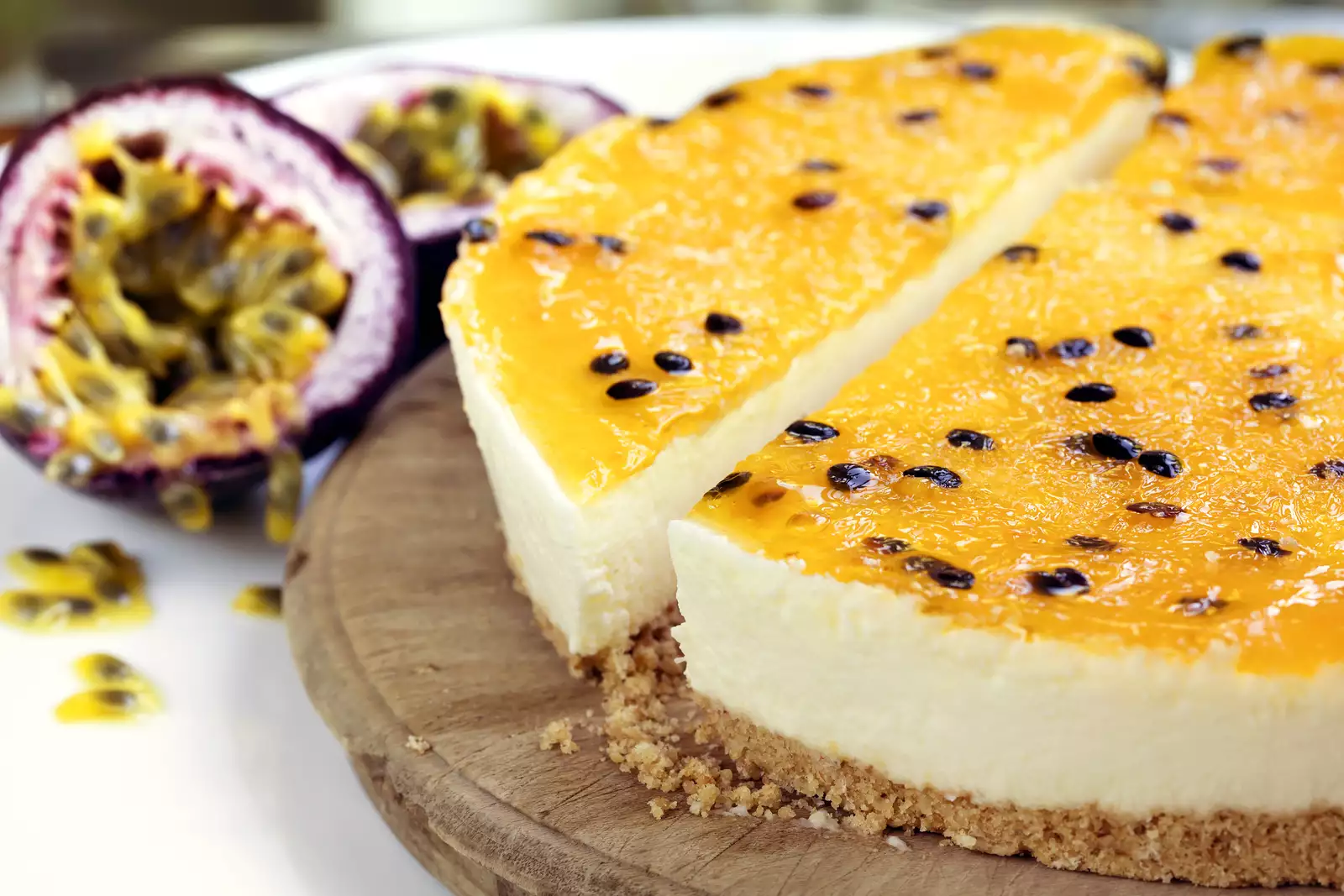 No Bake Passionfruit Jelly Cheesecake | Stay at Home Mum.com.au