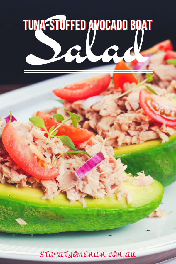 Tuna-Stuffed Avocado Boat Salad I Stay at Home Mum