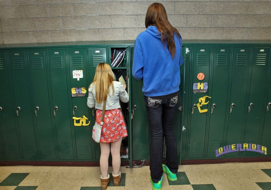 super tall girl at locker by lowerrider d5z2ieq |  Stay at Home Mum.com.au