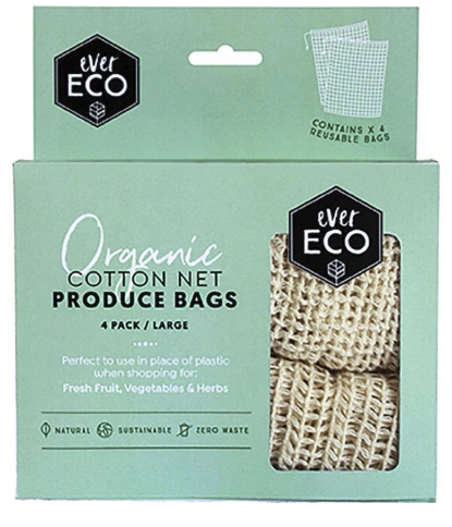 organic cotton net produce bags | Stay at Home Mum.com.au