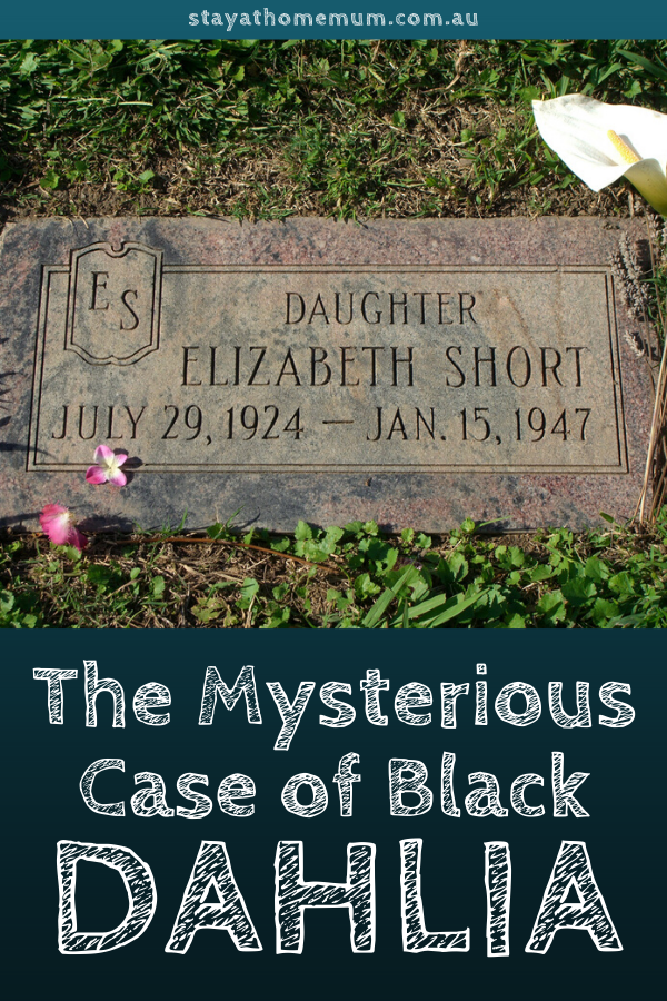 The Mysterious Case of Black Dahlia | Stay at Home Mum.com.au
